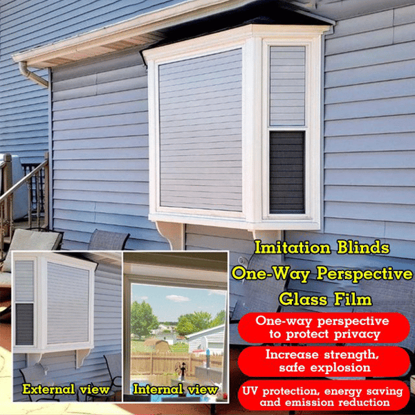 💝Mother's Day Pre-sale 50% OFF-Imitation Blinds One-Way Perspective Glass Film-EchoDecor
