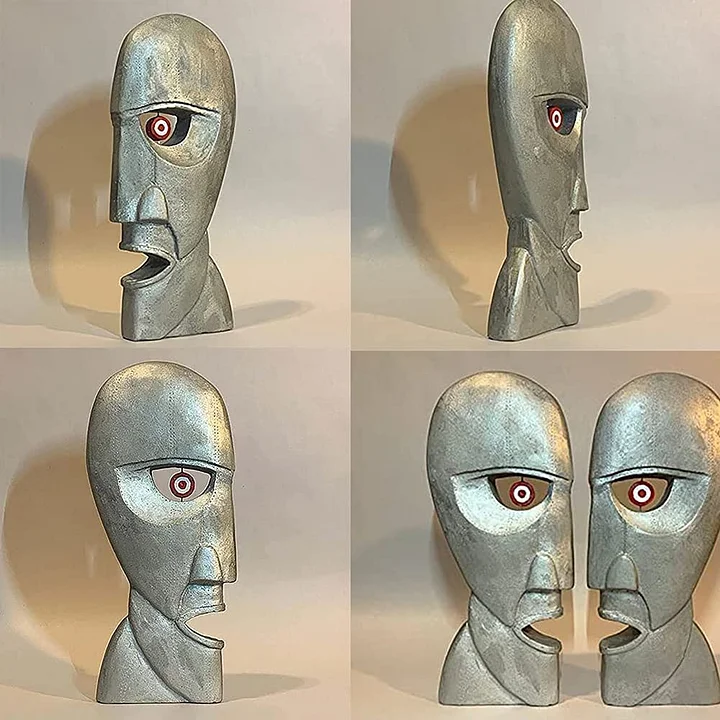 Division Bell Pink Floyd Sculpture Heads-EchoDecor