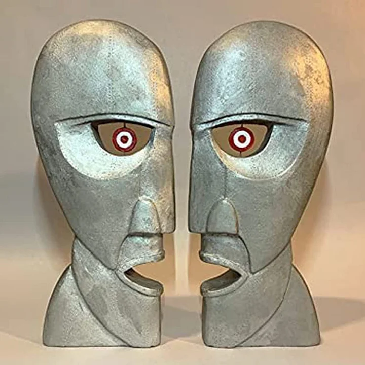 Division Bell Pink Floyd Sculpture Heads-EchoDecor