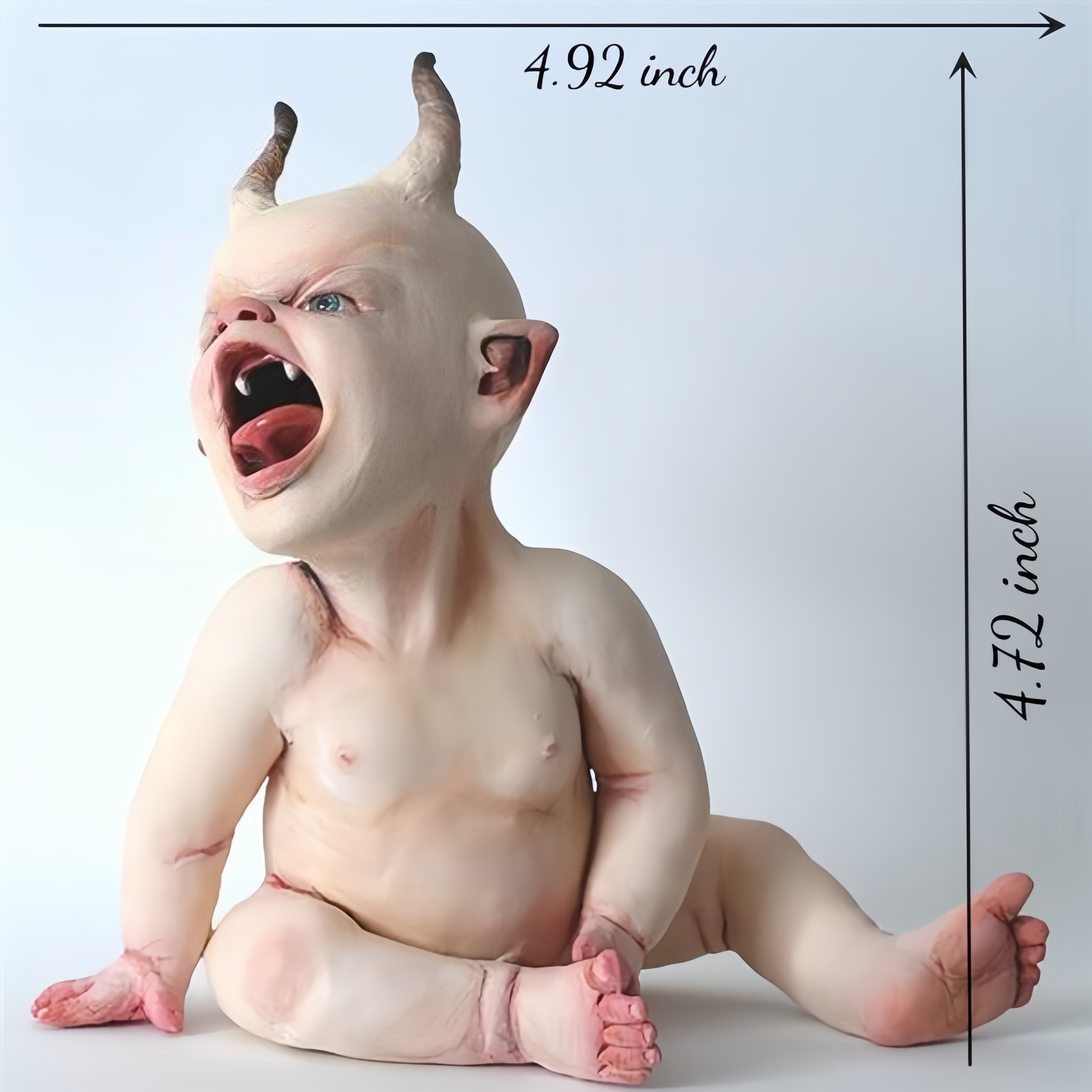 😱Scary Halloween Ghost Doll Resin Statue Ornament-EchoDecor