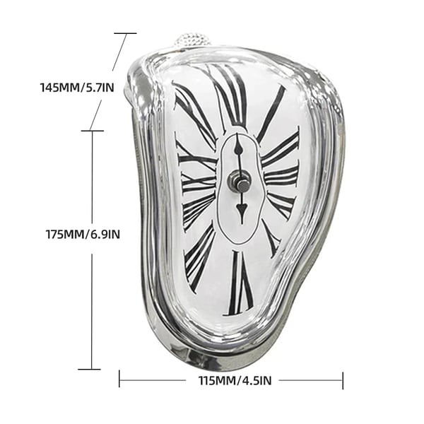 😮Persistence of Memory - Abstract Melting Clock🕛-EchoDecor
