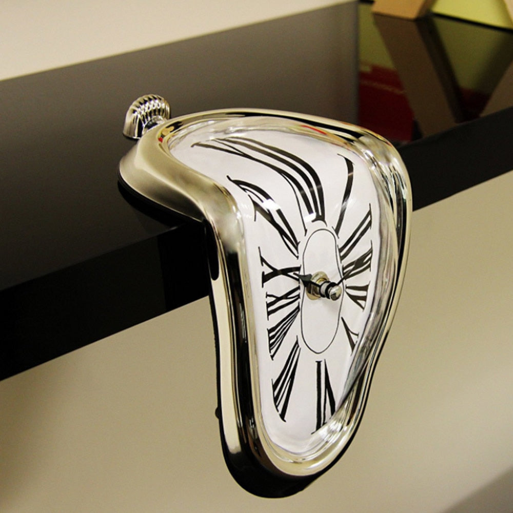 😮Persistence of Memory - Abstract Melting Clock🕛-EchoDecor