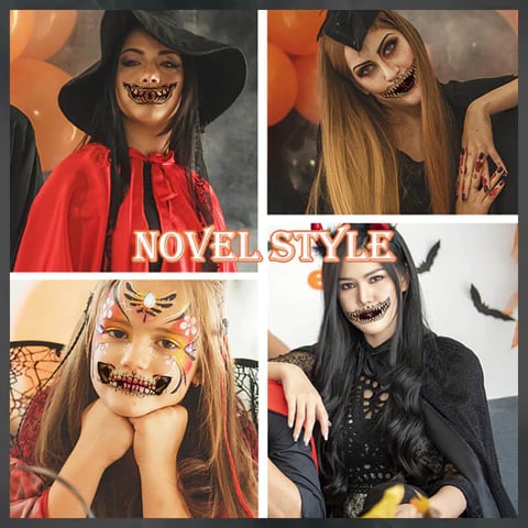 🎃HALLOWEEN PRE SALE - 49% OFF 😈 Prank Makeup Temporary Tattoo