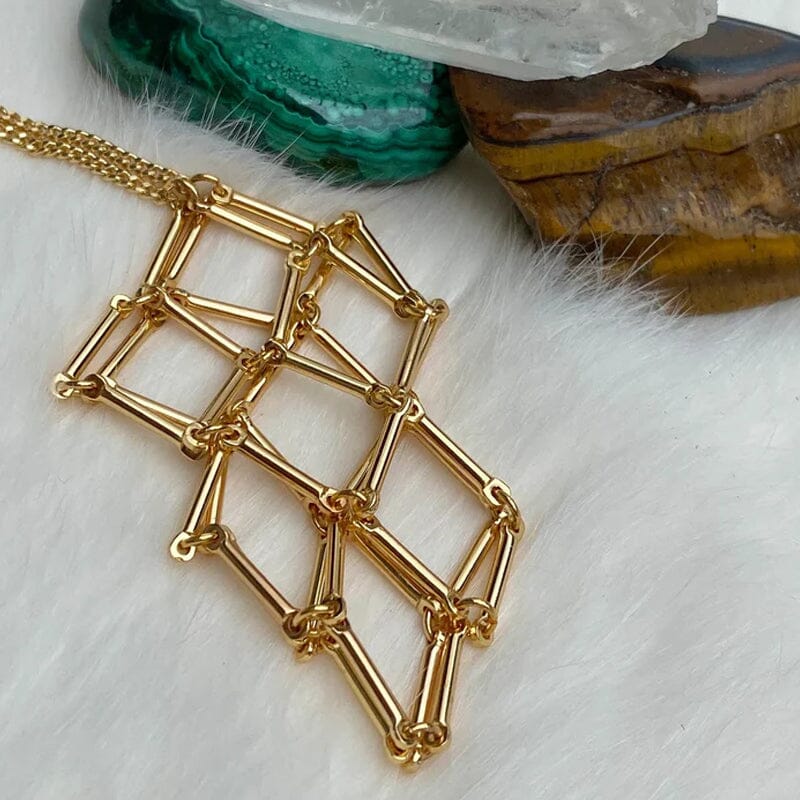 Crystal Stone Holder Necklace- Free (Crystal) Gift Included🎁