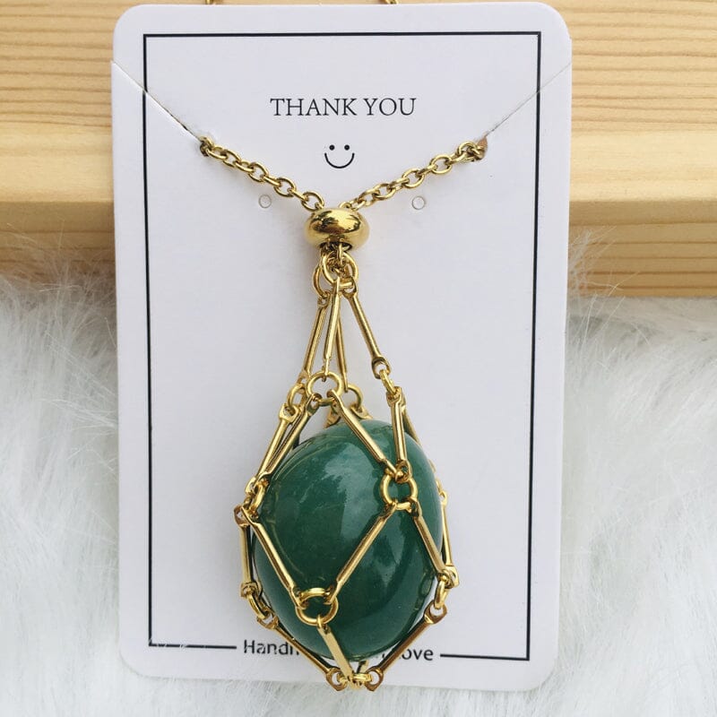 Crystal Stone Holder Necklace- Free (Crystal) Gift Included🎁