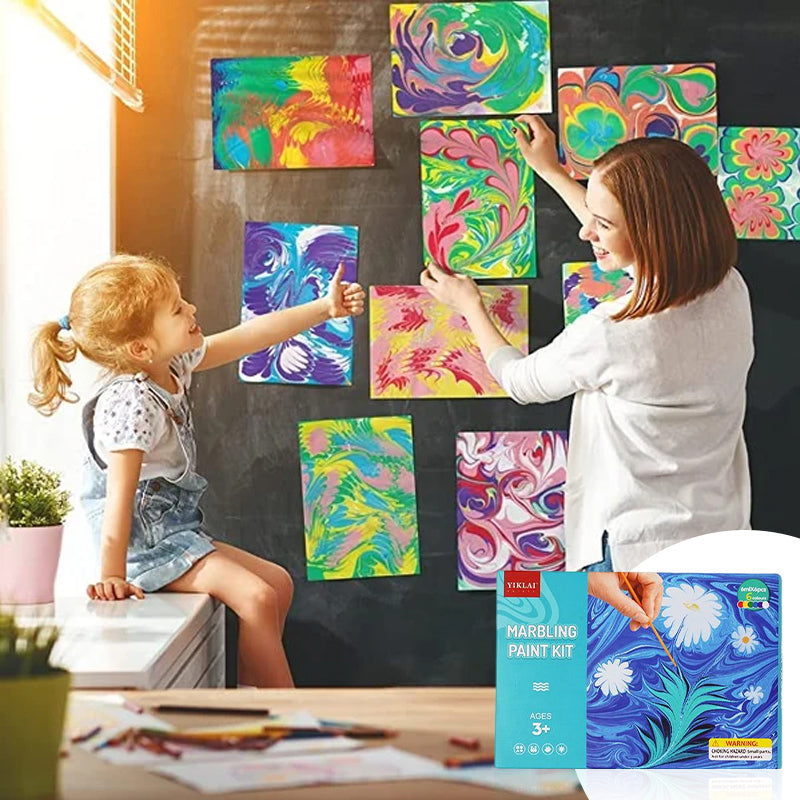 Water Marbling Paint Art Kit-EchoDecor