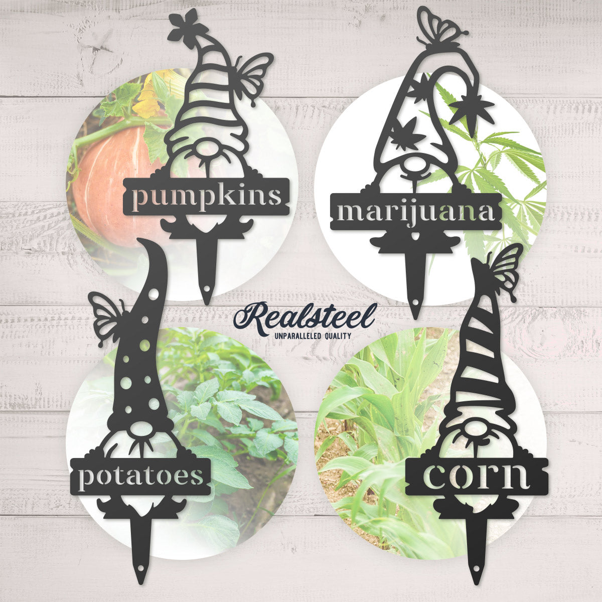 Garden Gnomes Plant Markers-EchoDecor