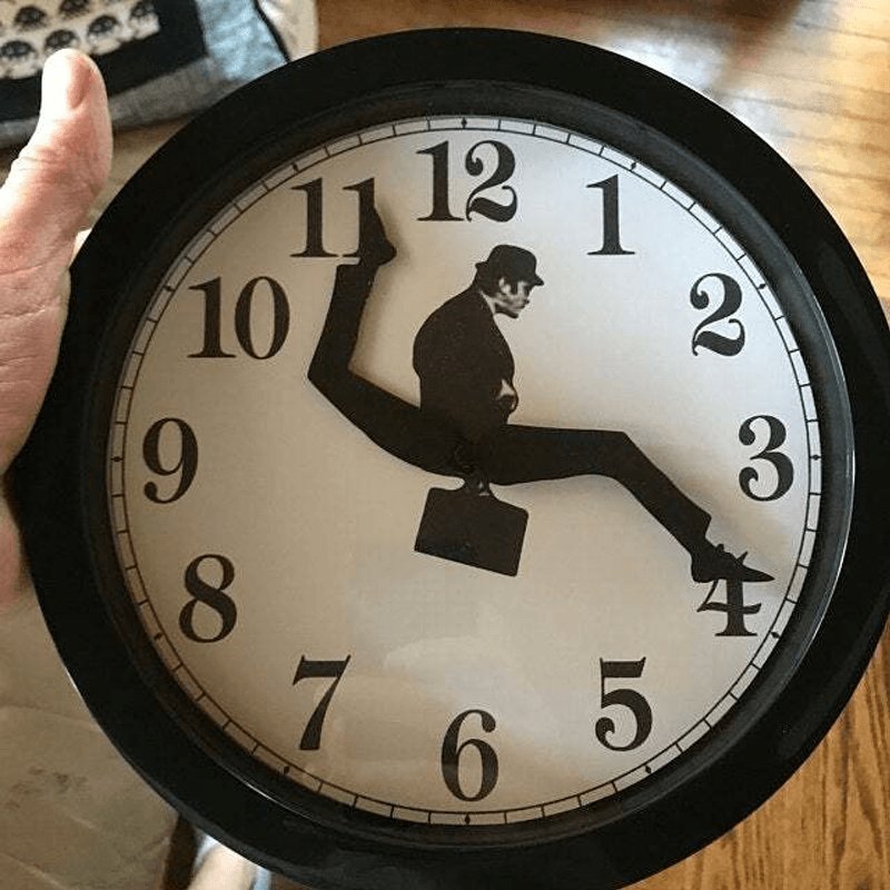 Ministry of Silly Walks Clock-EchoDecor