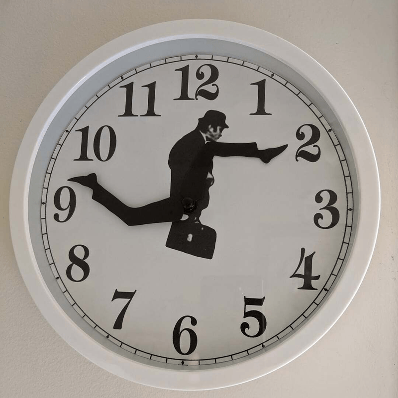 Ministry of Silly Walks Clock-EchoDecor