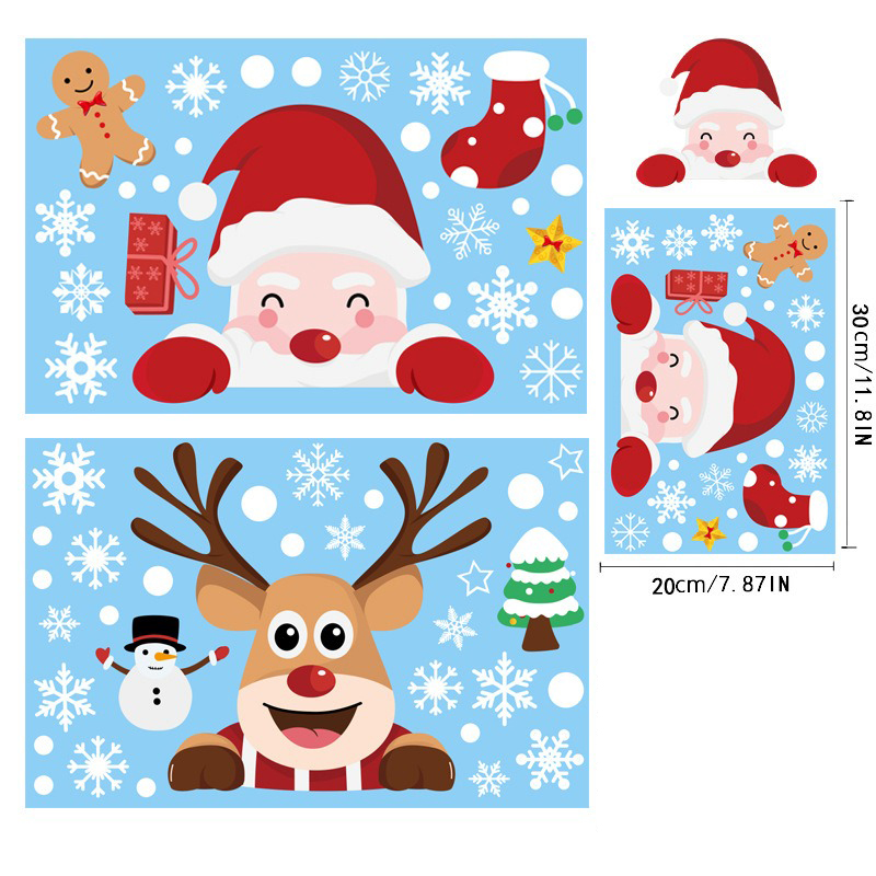Buy More Save More🔥 - Christmas Window Stickers