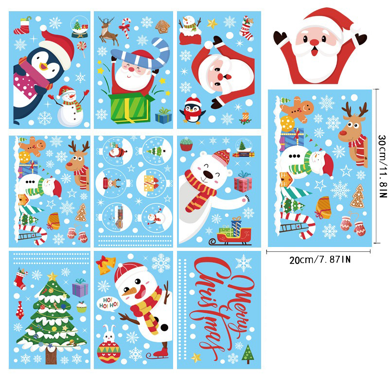 Buy More Save More🔥 - Christmas Window Stickers