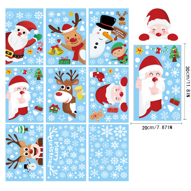 Buy More Save More🔥 - Christmas Window Stickers