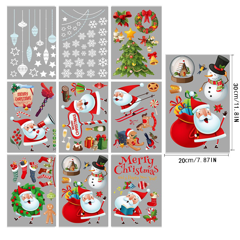 Buy More Save More🔥 - Christmas Window Stickers