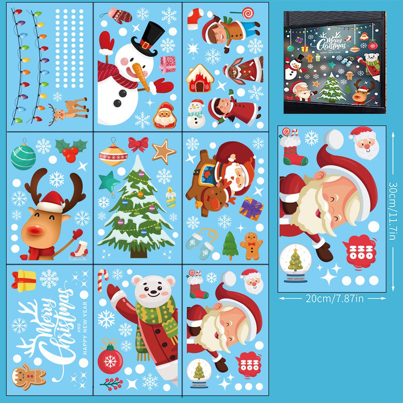 Buy More Save More🔥 - Christmas Window Stickers