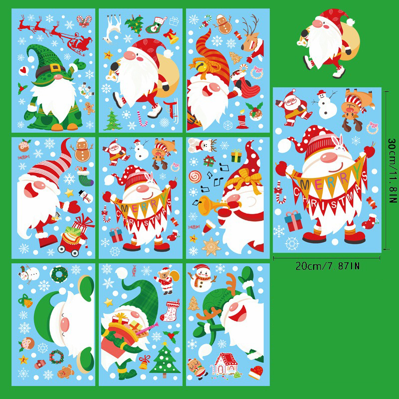 Buy More Save More🔥 - Christmas Window Stickers