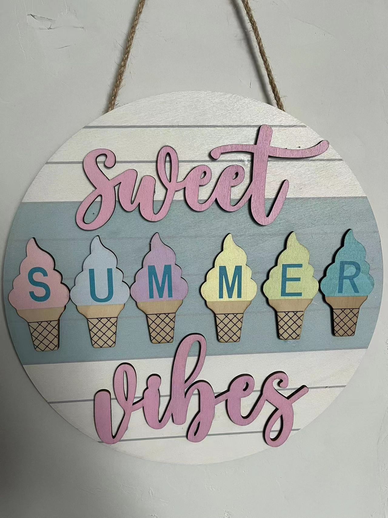 🏖Welcome Summer Door Hanger🍦🍧🍨-EchoDecor