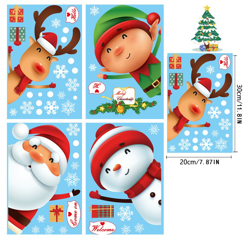 Buy More Save More🔥 - Christmas Window Stickers