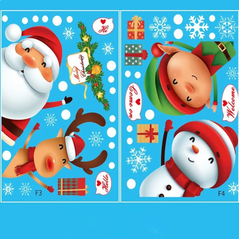 Buy More Save More🔥 - Christmas Window Stickers