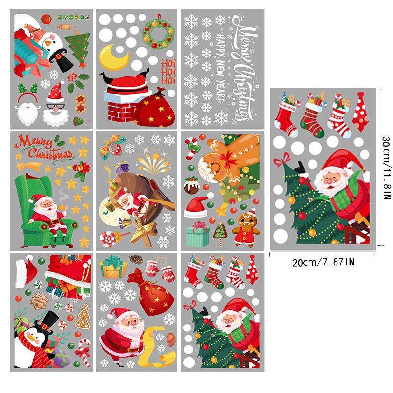 Buy More Save More🔥 - Christmas Window Stickers
