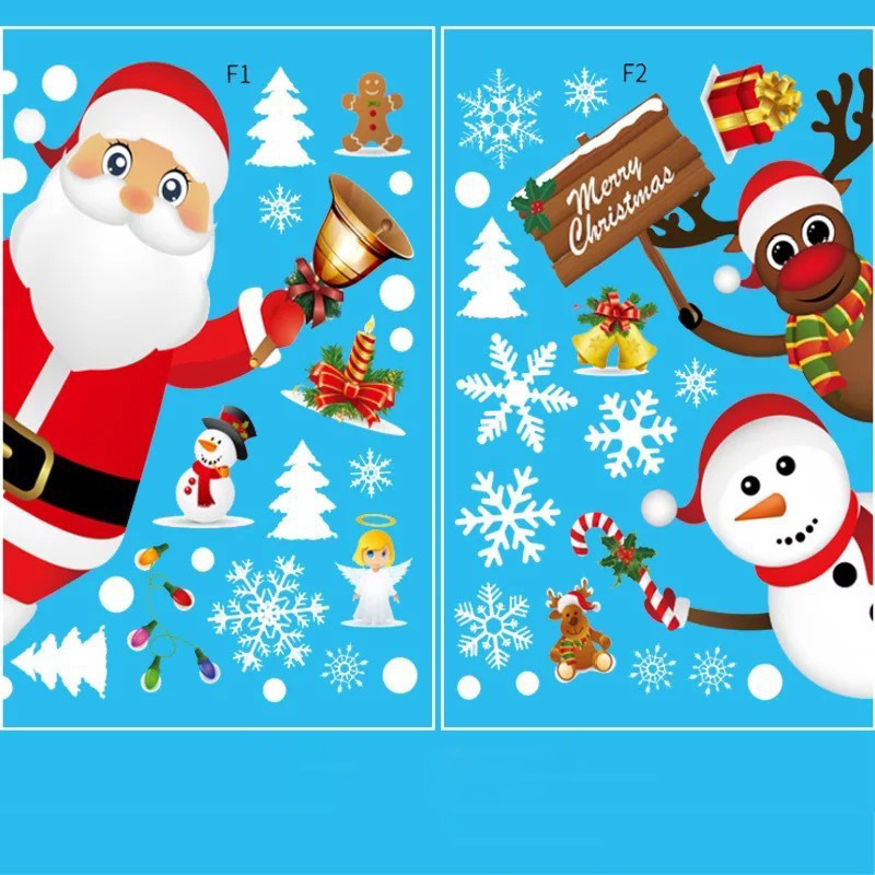 Buy More Save More🔥 - Christmas Window Stickers