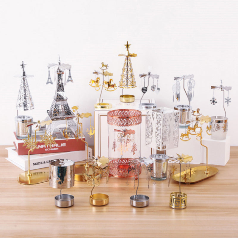 💖Wonderful Gift 🎁Rotating Candle Holder-EchoDecor