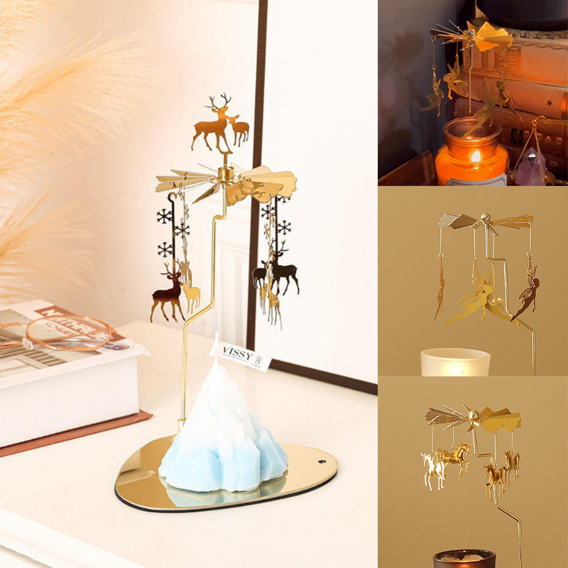 💖Wonderful Gift 🎁Rotating Candle Holder-EchoDecor