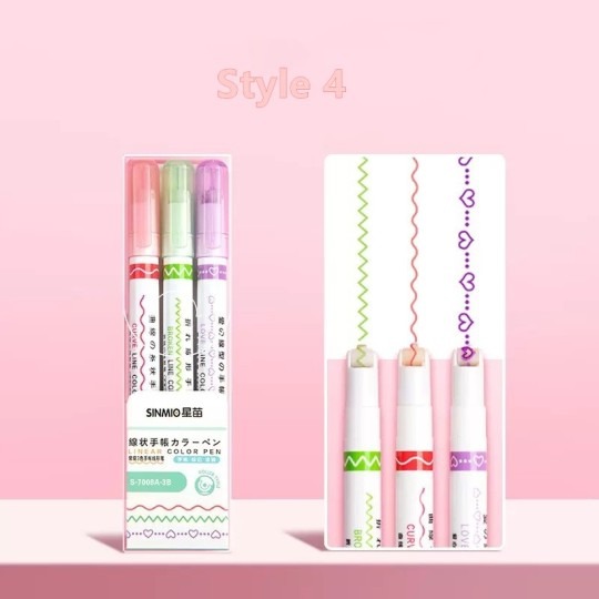 🌈Curve Highlighter Pen-EchoDecor