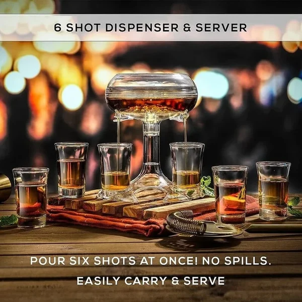 💥HOT SALE 50% OFF - 2023 New 6 Shot Liquor Dispenser-EchoDecor