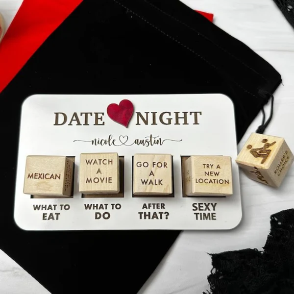 Date Night Dice After Dark Edition - 5th Anniversary Gift