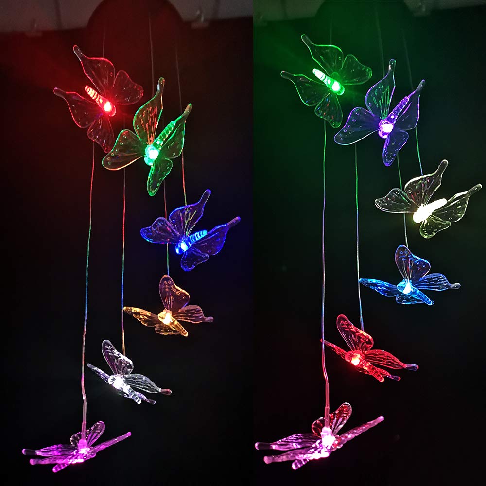 Solar-Powered Butterfly Lights-EchoDecor