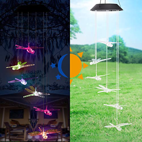 Solar-Powered Dragonfly Lights-EchoDecor