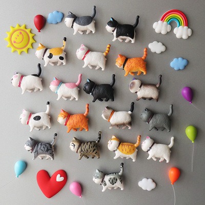 🐱 Cute Handmade Cat Lover Refrigerator Magnets-EchoDecor