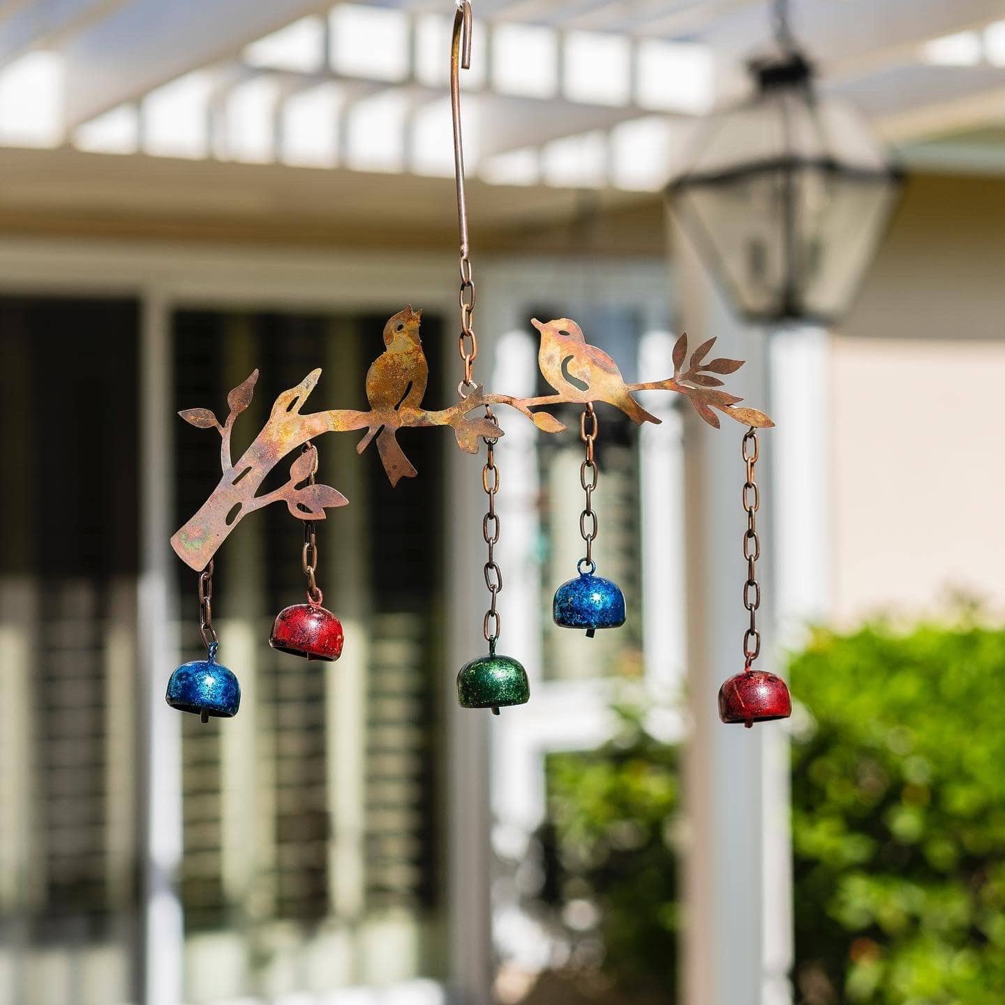 Birds w/Bells Multicolor Wind Chime-EchoDecor