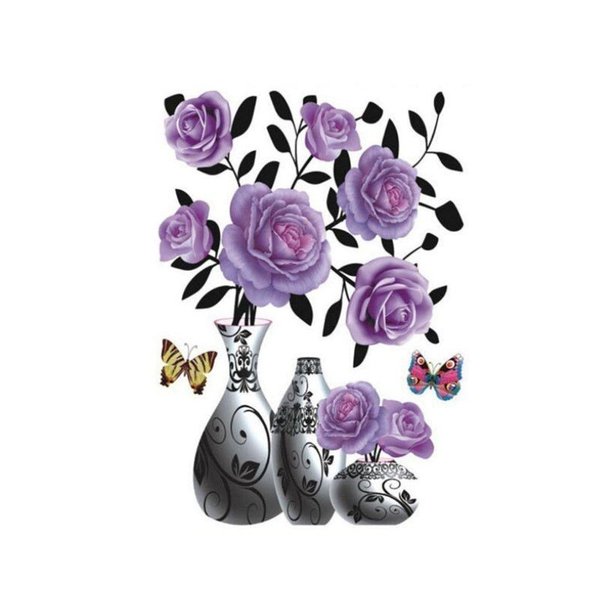 🔥New Year Promotion-50% OFF!! 3D Vase Sticker🌼-EchoDecor