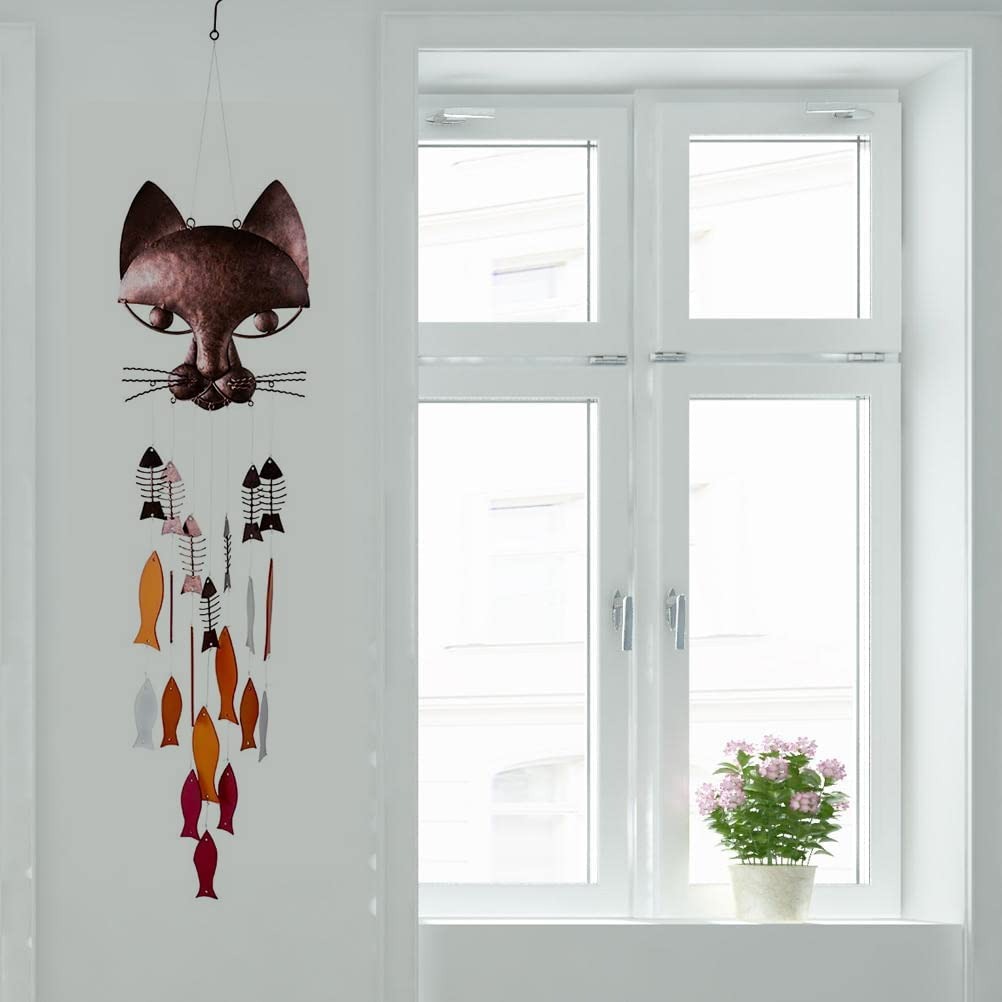 🔥HOT SALE🔥Handicraft Metal Fun Catfish Wind Chime🎐-EchoDecor