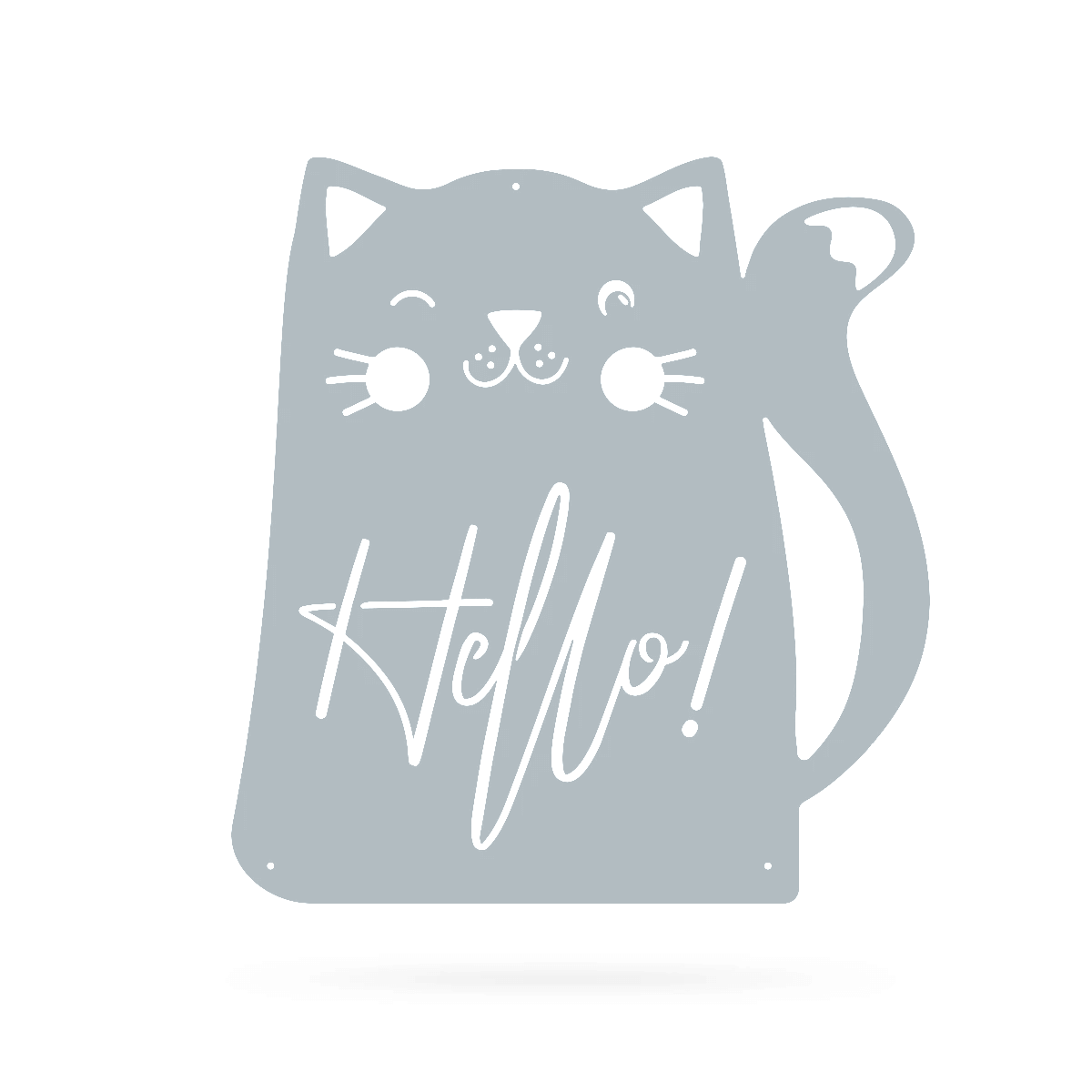 Hello Cat Wall Art-EchoDecor