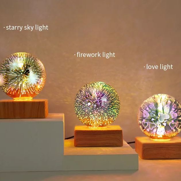 🌟Colorful LED Crystal Ball Night Lamp-EchoDecor