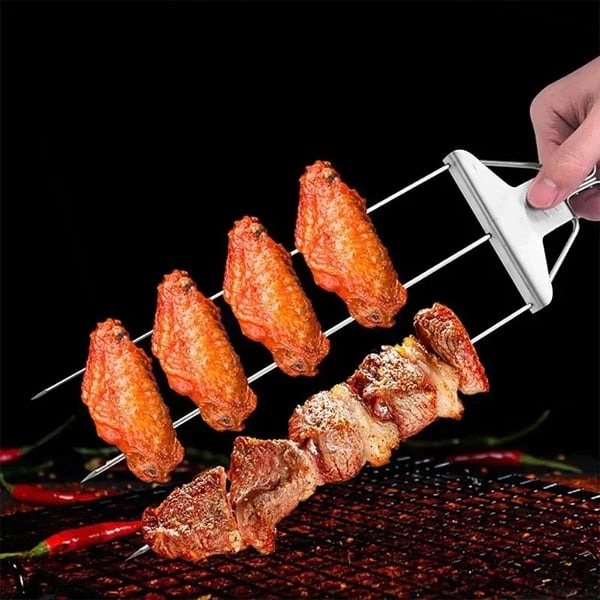 🔥HOT SALE -🍖3 Way Grill Skewers - GrillSavant-EchoDecor