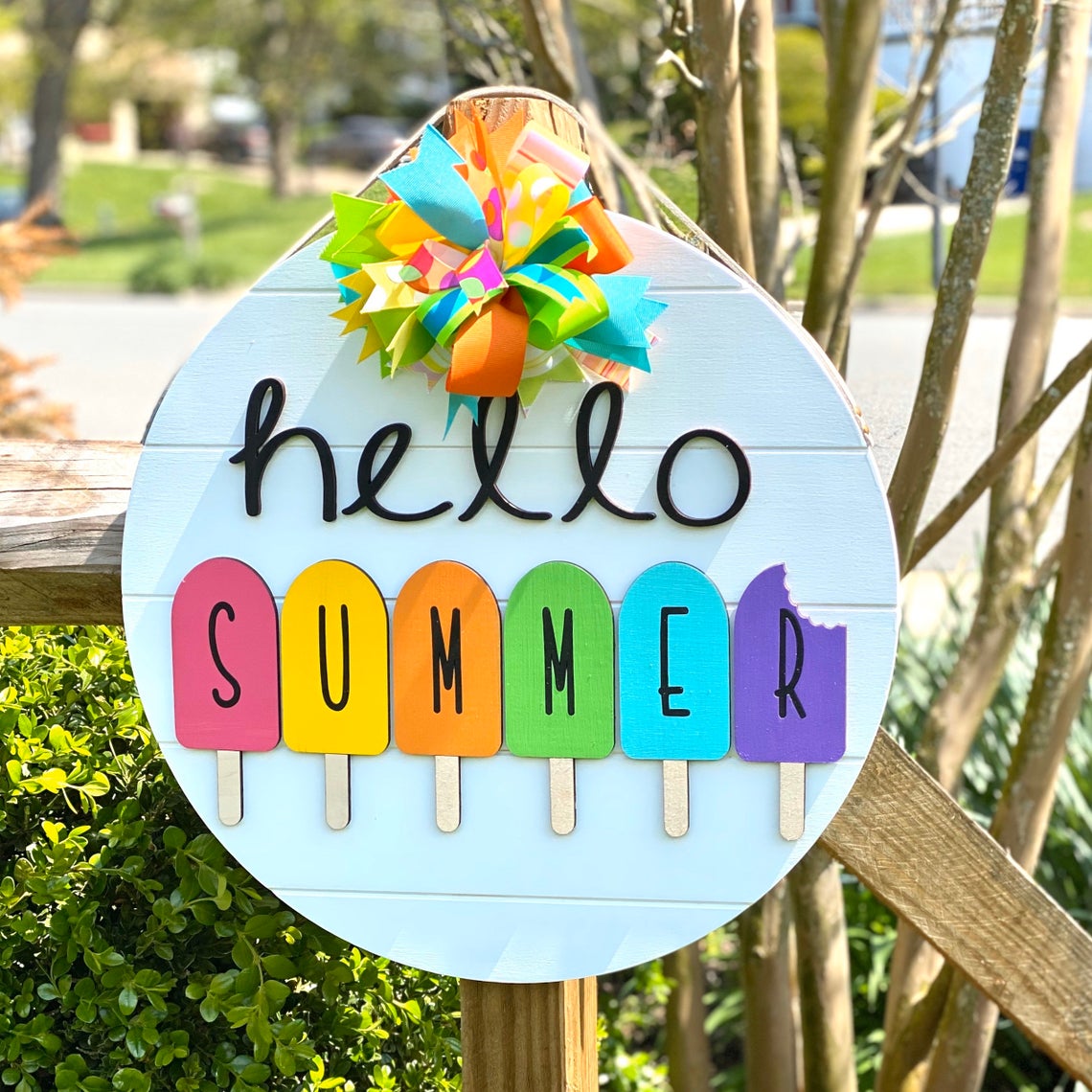 Hello Summer Door Hanger-EchoDecor