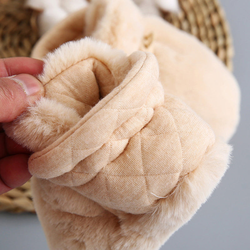 👶Baby Cartoon Plush Cotton Toddler Shoes👣-EchoDecor