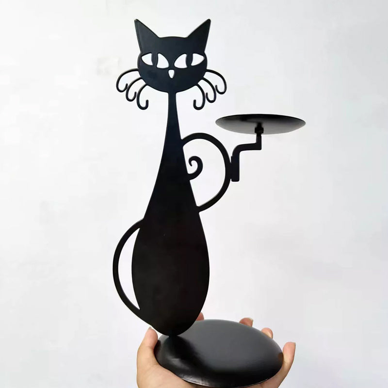 🐱🐱Black Cat Candle Holder-EchoDecor