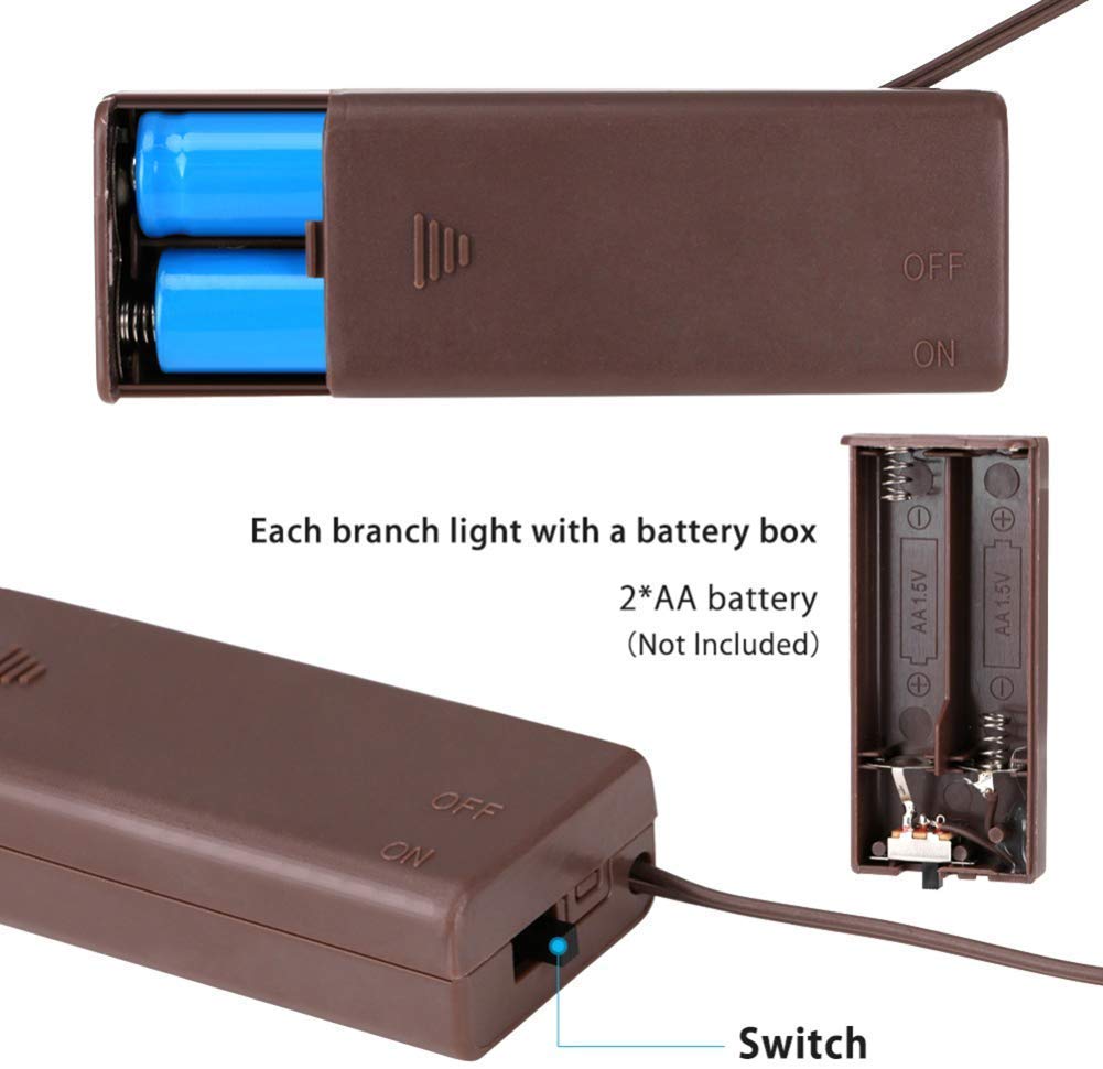 LED Twig Lighted Branch-EchoDecor