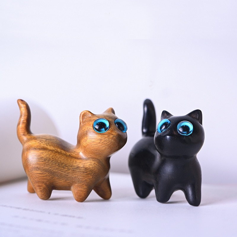 Kawaii Cat Miniature Figurines-EchoDecor