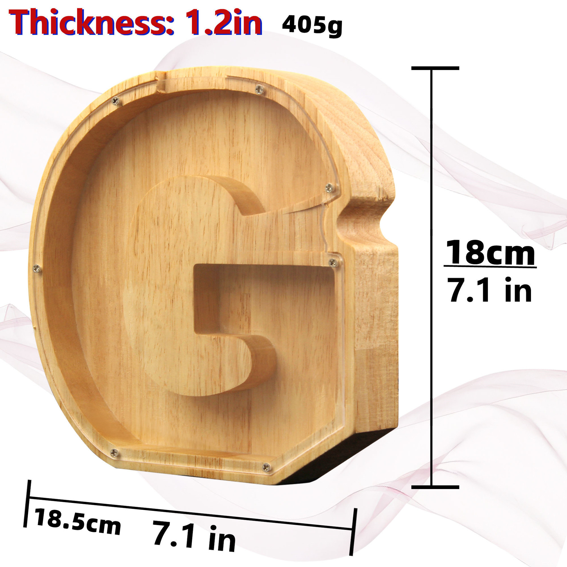 🔥 Last Day Promotion - Piggy Bank-Wood Gift For Kids-EchoDecor