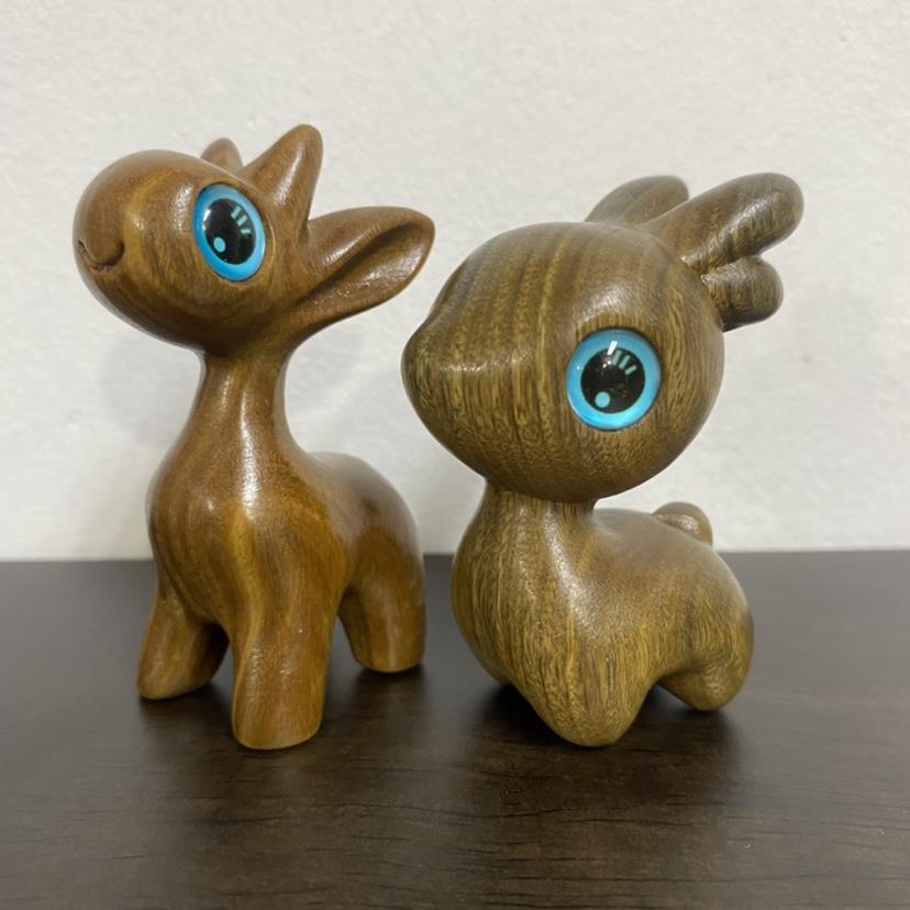 🦌Handmade Wood Carved Deer-EchoDecor