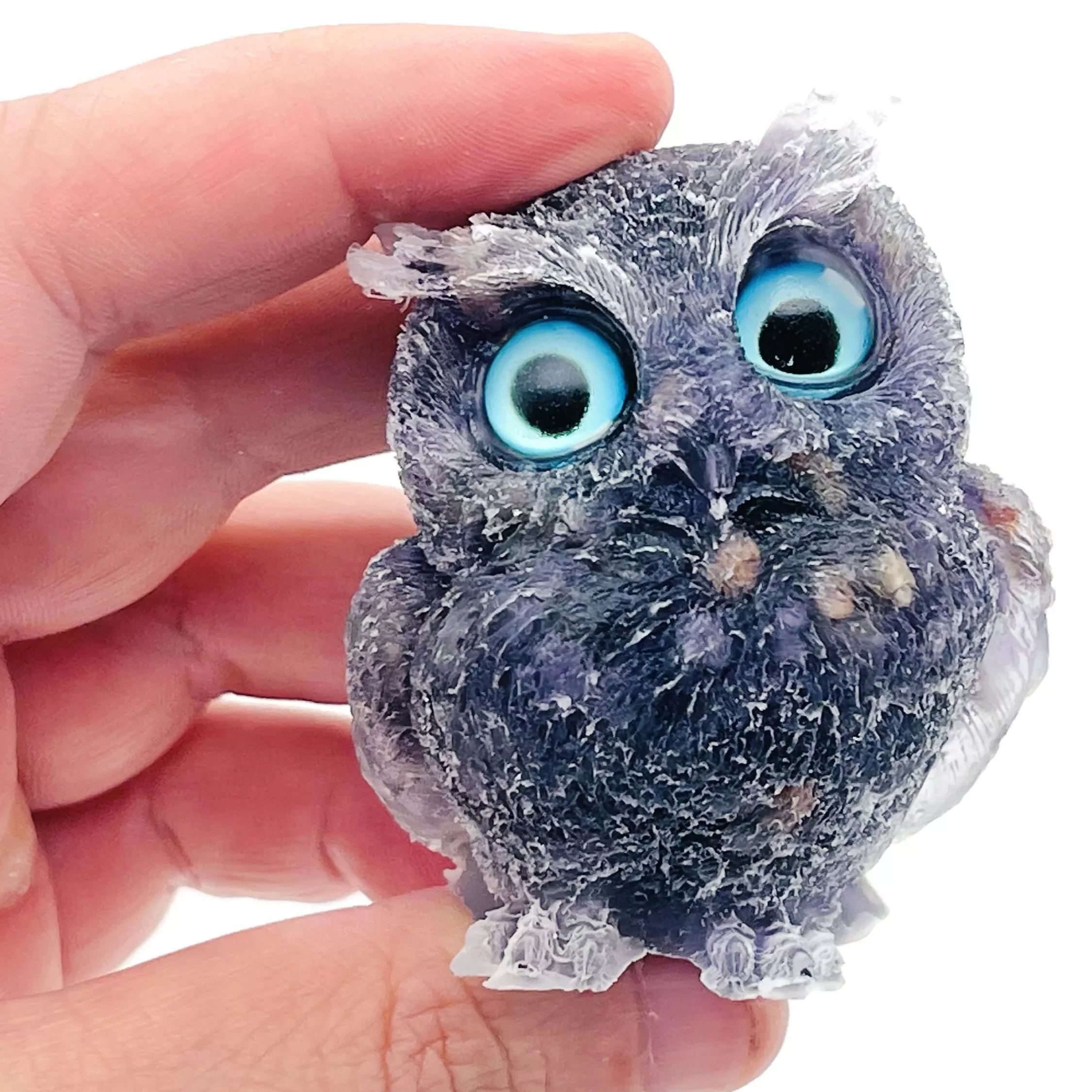 ✨Unique Decorations-🦉Natural Crystal Stone Owl Decoration-EchoDecor