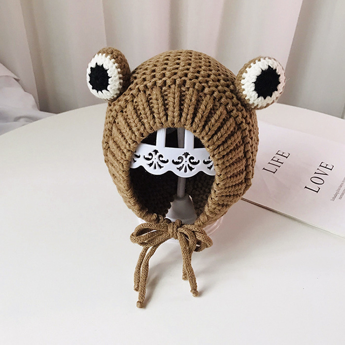 🐸Froggy Knitted Crochet Beanie Gift🎁-EchoDecor