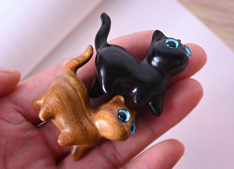 Kawaii Cat Miniature Figurines-EchoDecor
