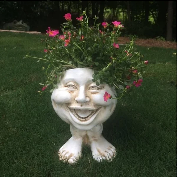 Mugglys Face Statue Planter - Happy New Year 50% OFF🎊-EchoDecor