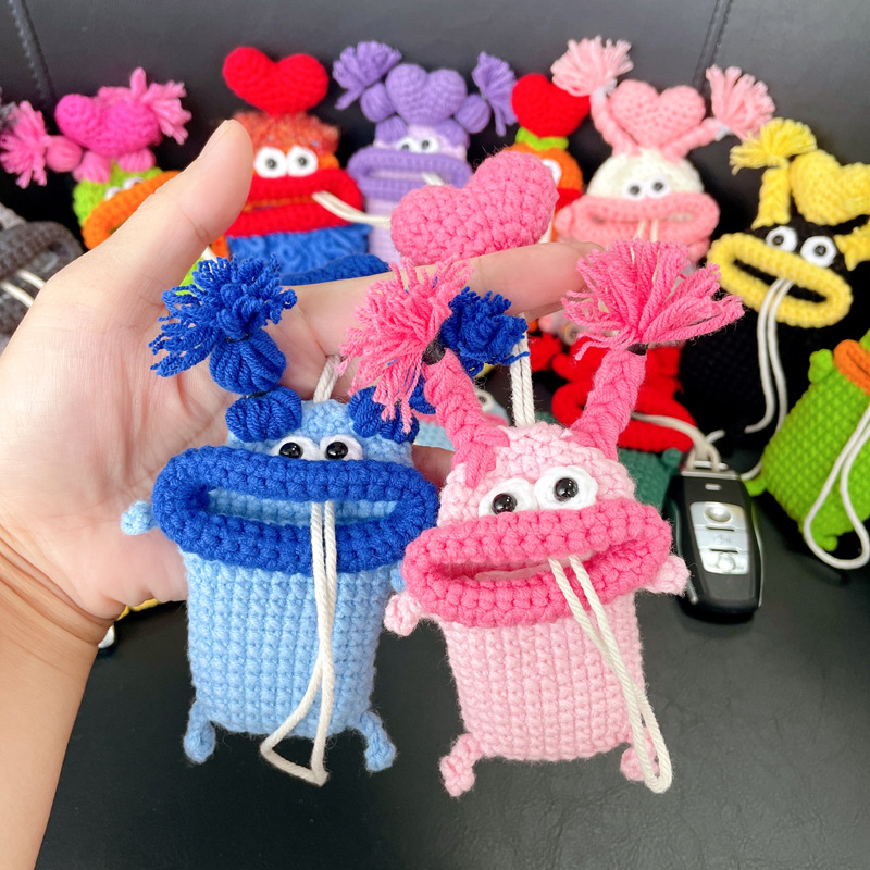 🎁HANDMADE CROCHET KEY CASE/HOLDER 🔑🔥Buy More Save More🔥-EchoDecor